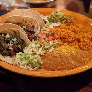 Carne asada tacos