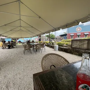 Outside sitting area