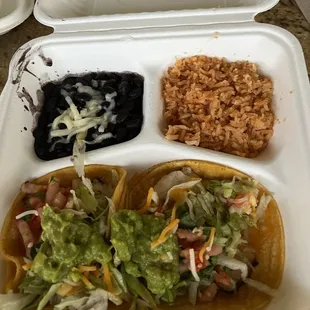 Fish tacos. No flavor and everything was soft and mushy.