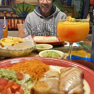 Chimichangas &amp; steak burrito
