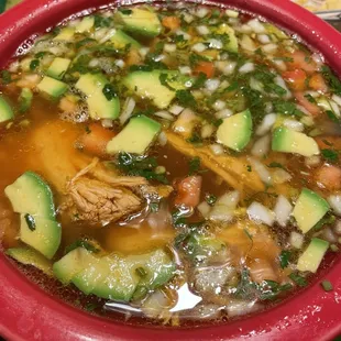 Chicken and Chicken &amp; Vegetable Soup