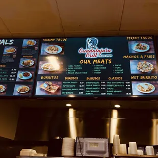 Menu as of 6/2024