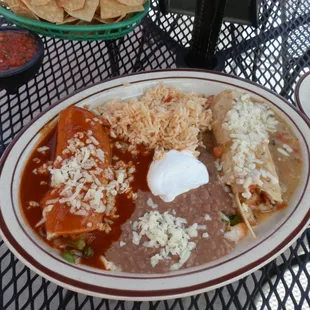 Shrimp Enchiladas Plate