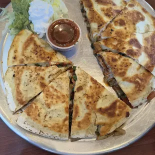 Chicken Azteca Quesadillas