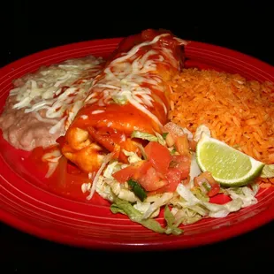 Shrimp Chimichanga