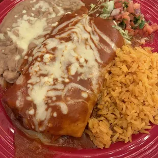 Chimichanga de la casa