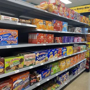 a variety of food items