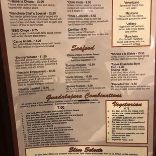 Menu.