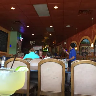 A good dinner starts with a drink.