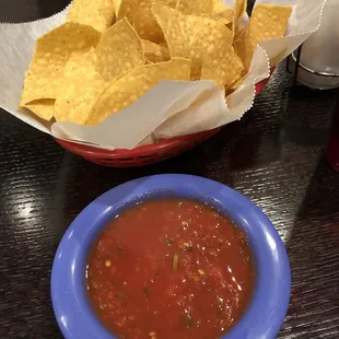 Chips and salsa.