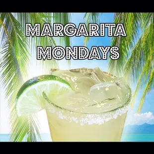 It's Margarita Monday! Happy hour Margaritas all day! #margaritamonday #margaritas #margaritatime