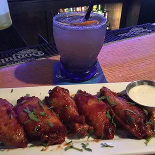 It's Wing Wednesday! Pair our chipotle wings with a refreshing Watermelon Lime Margarita! #wingwednesday #chipotlewings
