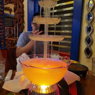 $92 house margarita fountain.