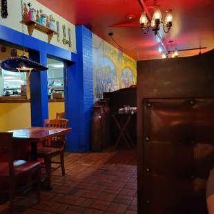 Mural view from our table