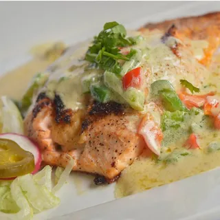 Lobster Stuffed Salmon