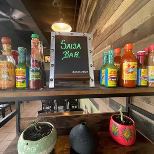 The salsa bar is great !!!!!!