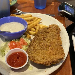 Chicken fried steak platter