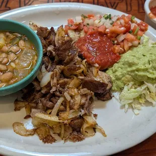 carnitas (with extra pico/guac substitute for rice)