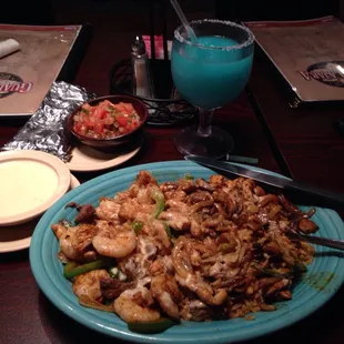 The Trio and a Blue Margarita ;)