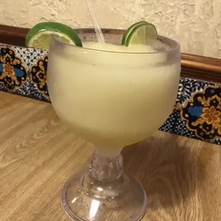 a margarita in a glass