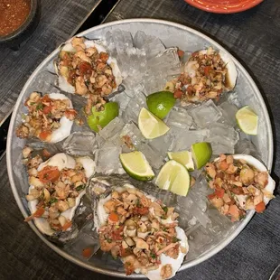 Ceviche oysters