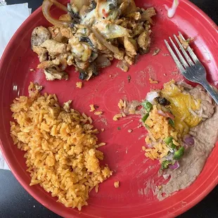 My Pollo Norteno (or what&apos;s left for tomorrow). Pico is also so delicious and fresh!!