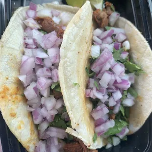 Carme asada tacos
