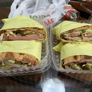 Cubana and salchicha torta