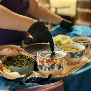 Table made salsa