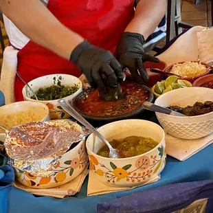 Table side salsa