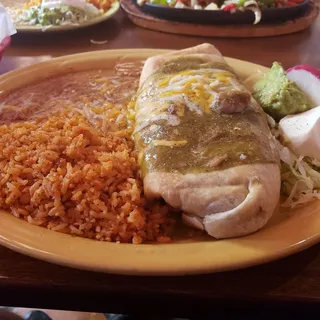 Chile-Verde Chimichanga