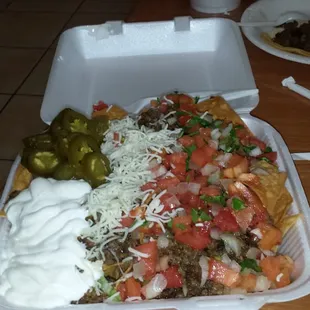 Bomb carne asada nachos