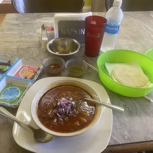 Menudo and tortillas 2023