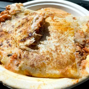 Chicken Quesadillas- pretty good and generous portion!