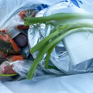 The bag came with some green onions lol!