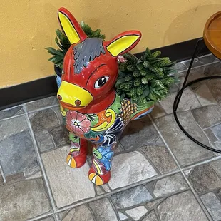 4-12-2022 cute donkey planter