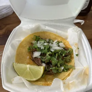 Taco de barbacoa