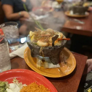 molcajete de camaron