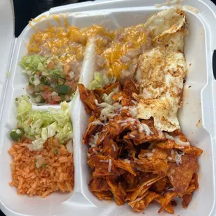 Chilaquiles were so tasty and the establishment was clean and a great place to eat at (: