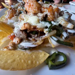 Fajita nachos
