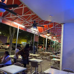 a view of the outside of the restaurant