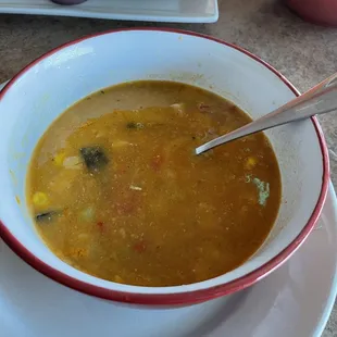 Tequila Spiked Tortilla Soup