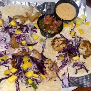 Shrimp tacos