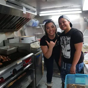 The founders/owners of Guafi Islamd BBQ!