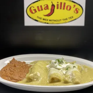 Green Chicken Enchiladas