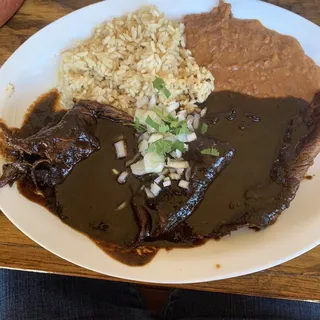 Bistecs en Chile Pasilla