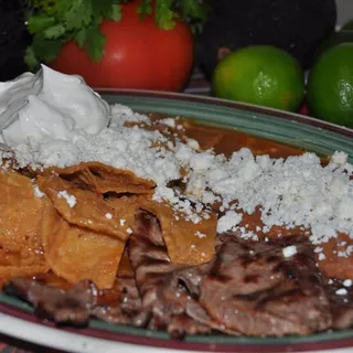 Chilaquiles Con Carne Asada