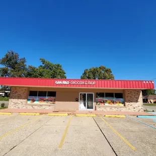 the front of the store