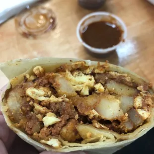 Yummy Chorizo Burrito