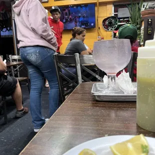 Family oriented always packed food is out this world LOVE this place!!